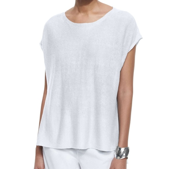 eileen fisher linen top